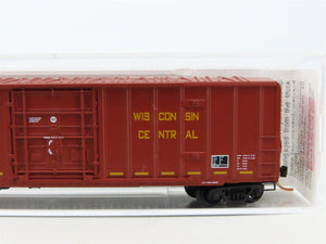 N Scale Micro-Trains MTL 27200 WC Wisconsin Central 50' Plug Door Box Car #27114