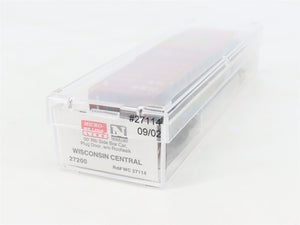 N Scale Micro-Trains MTL 27200 WC Wisconsin Central 50' Plug Door Box Car #27114