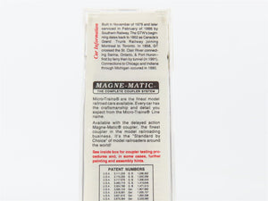 N Scale Micro-Trains MTL 27220 GTW Grand Trunk Western 50' Box Car #598093