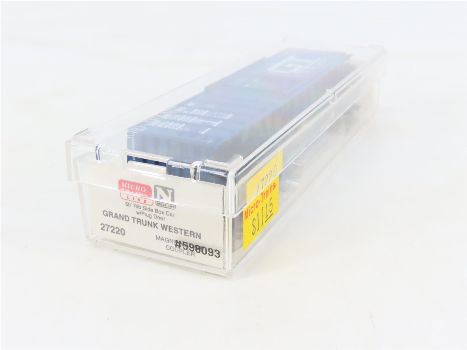 N Scale Micro-Trains MTL 27220 GTW Grand Trunk Western 50' Box Car #598093