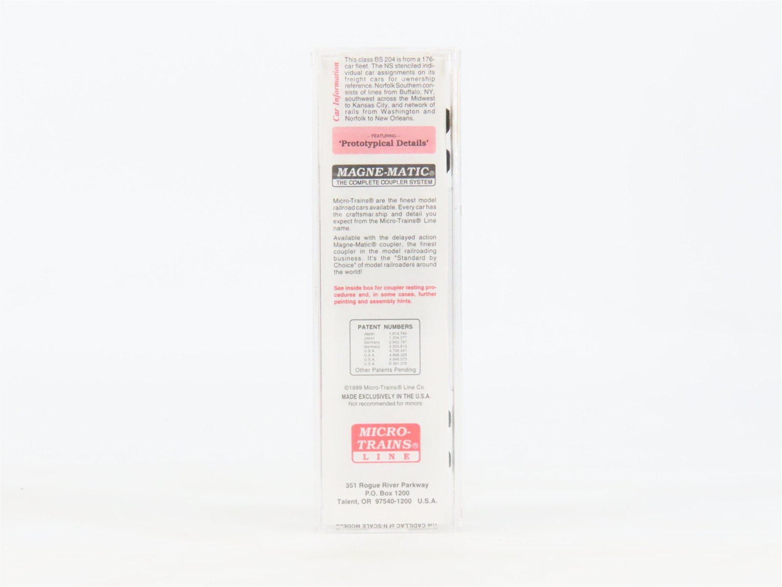 N Scale Micro-Trains MTL 27230 SOU NS Norfolk Southern 50' Box Car #584899