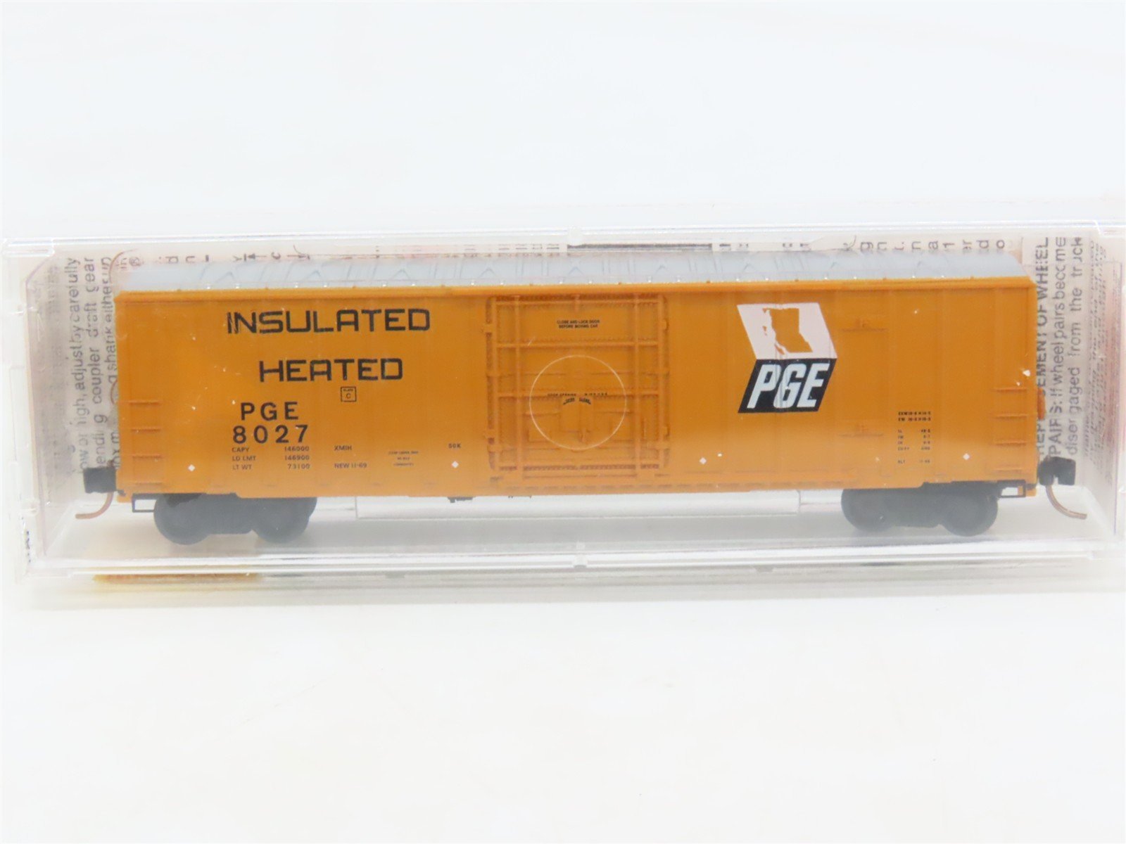 N Scale Micro-Trains MTL 27280 PGE Pacific Great Eastern 50' Box Car #8027