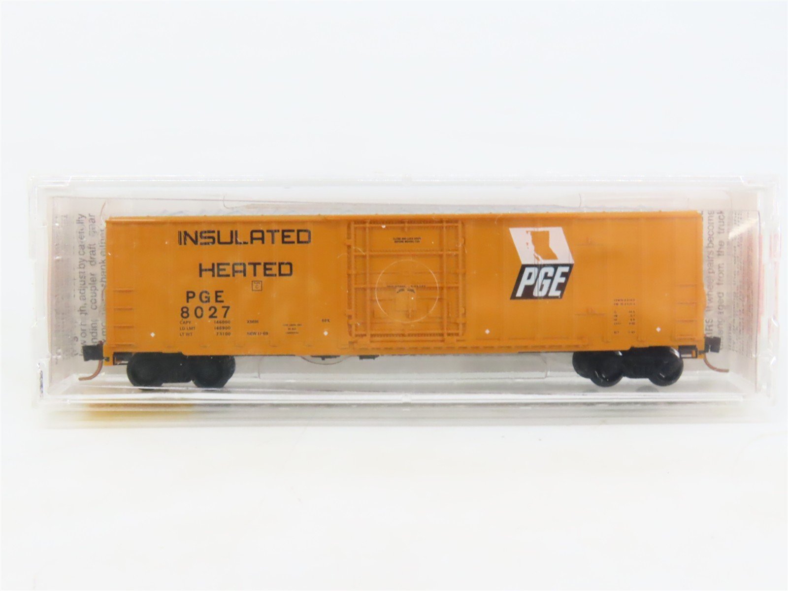 N Scale Micro-Trains MTL 27280 PGE Pacific Great Eastern 50' Box Car #8027