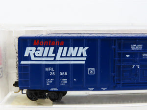 N Scale Micro-Trains MTL 27240 MRL Montana Rail Link 50' Plug Door Boxcar #25058