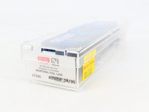 N Scale Micro-Trains MTL 27240 MRL Montana Rail Link 50' Plug Door Boxcar #25058