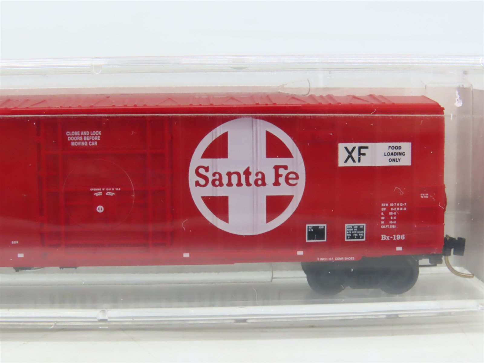 N Scale Micro-Trains MTL 27250 ATSF Santa Fe Shock Control 50' Box Car #152321