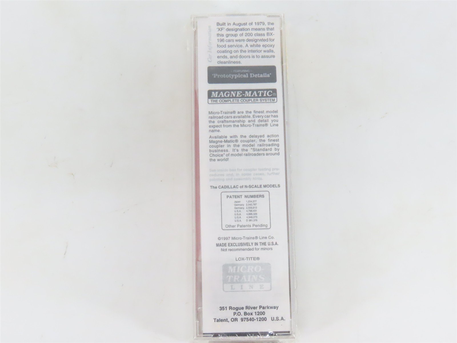 N Scale Micro-Trains MTL 27250 ATSF Santa Fe Shock Control 50' Box Car #152321