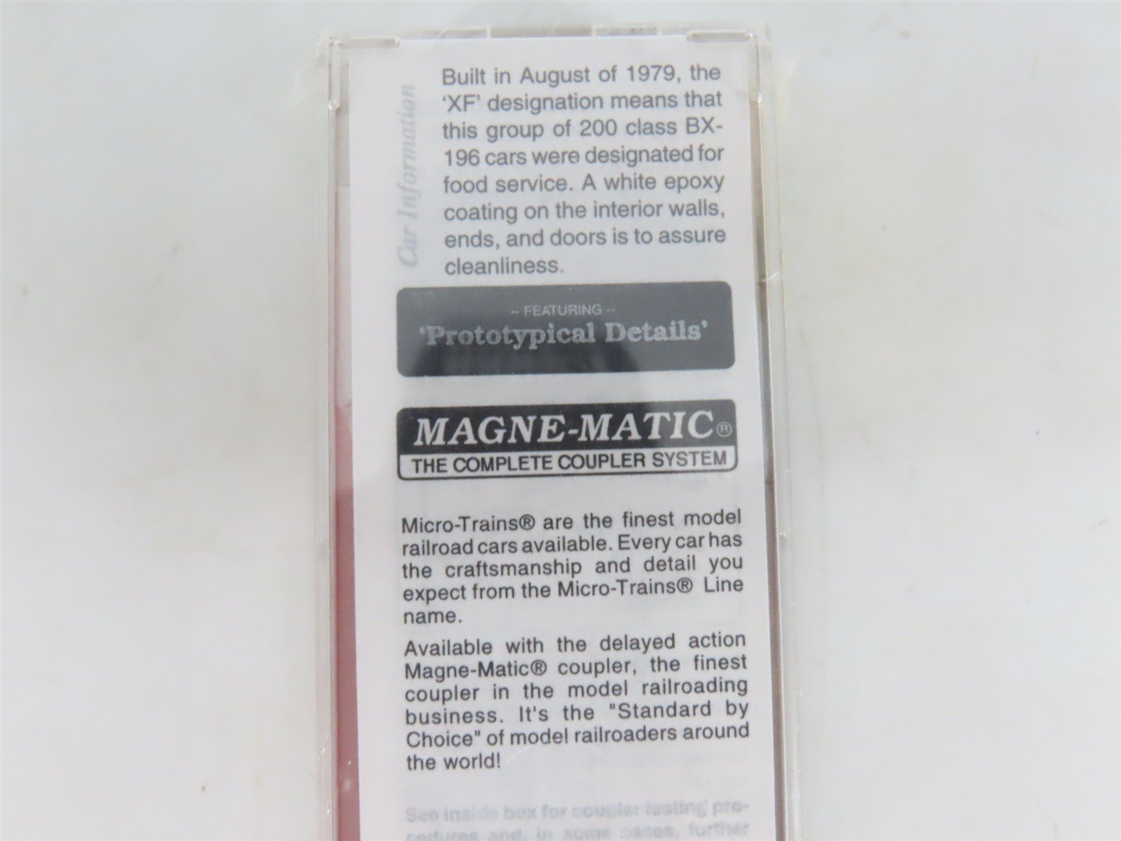 N Scale Micro-Trains MTL 27250 ATSF Santa Fe Shock Control 50' Box Car #152321