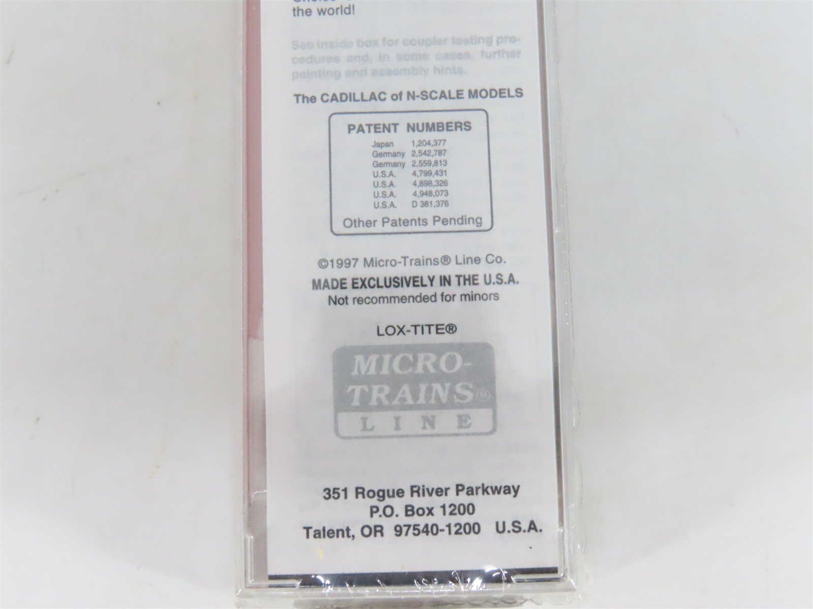 N Scale Micro-Trains MTL 27250 ATSF Santa Fe Shock Control 50' Box Car #152321