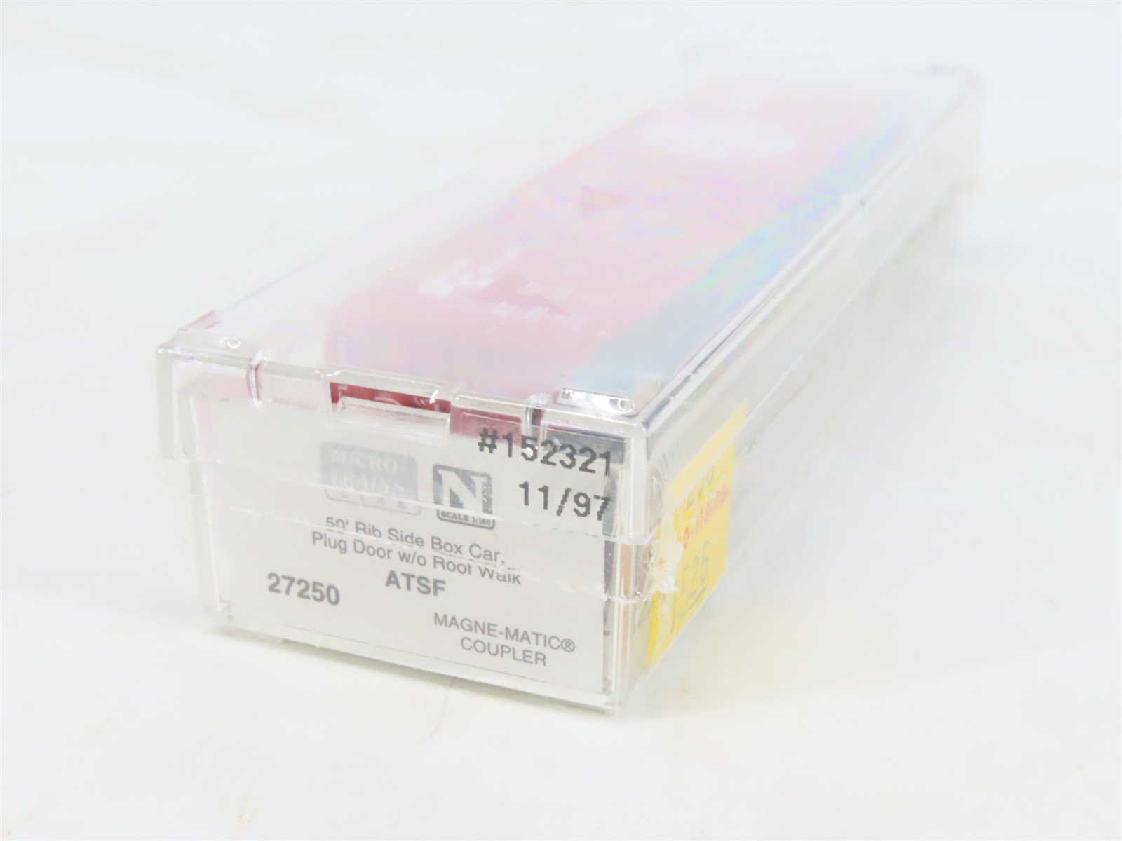 N Scale Micro-Trains MTL 27250 ATSF Santa Fe Shock Control 50' Box Car #152321