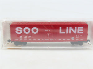 N Scale Micro-Trains MTL 27260 SOO Line 50' Rib Side Plug Door Box Car #19369