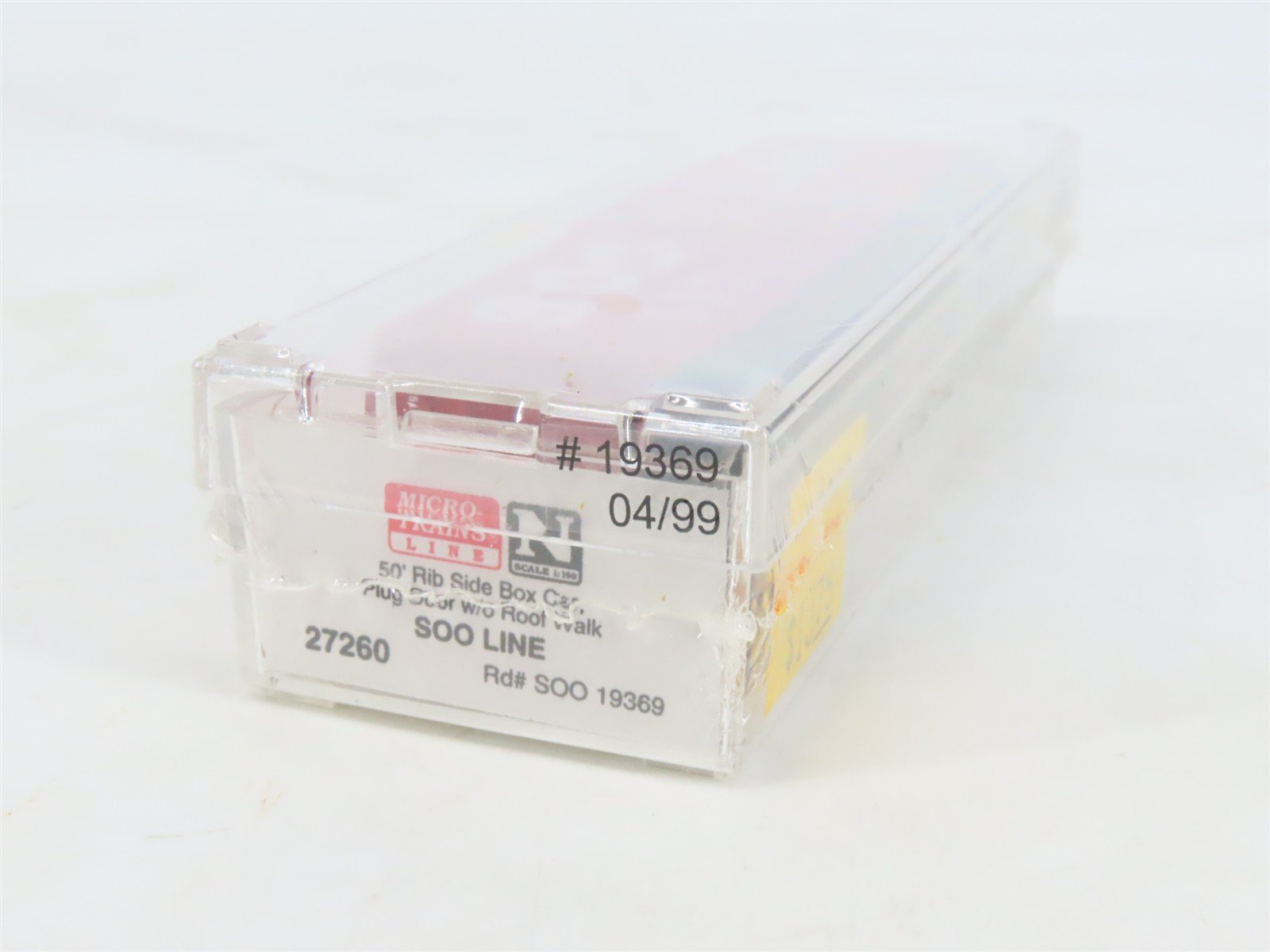N Scale Micro-Trains MTL 27260 SOO Line 50' Rib Side Plug Door Box Car #19369