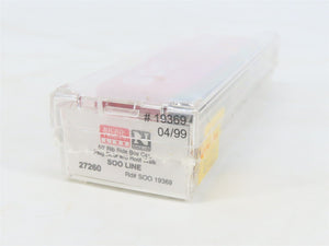 N Scale Micro-Trains MTL 27260 SOO Line 50' Rib Side Plug Door Box Car #19369