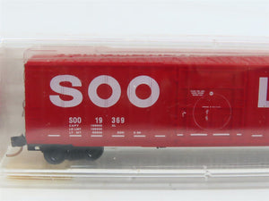 N Scale Micro-Trains MTL 27260 SOO Line 50' Rib Side Plug Door Box Car #19369