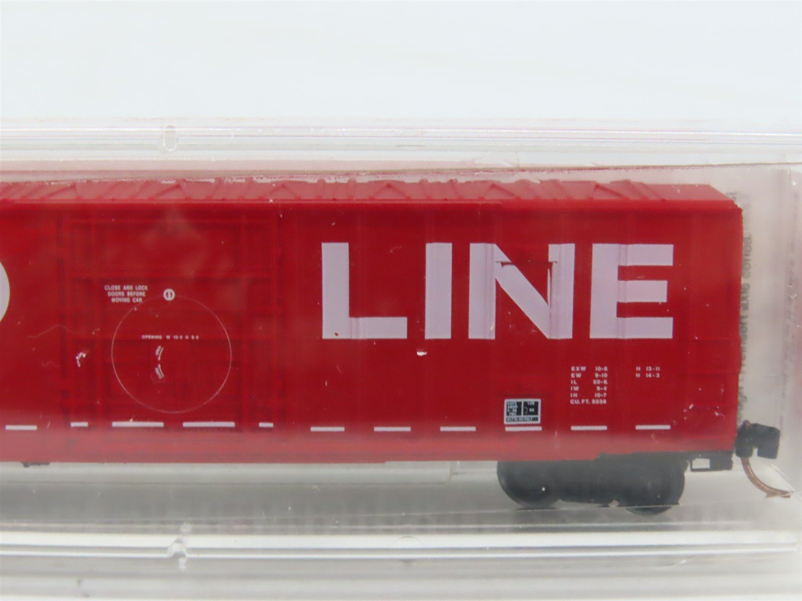 N Scale Micro-Trains MTL 27260 SOO Line 50' Rib Side Plug Door Box Car #19369