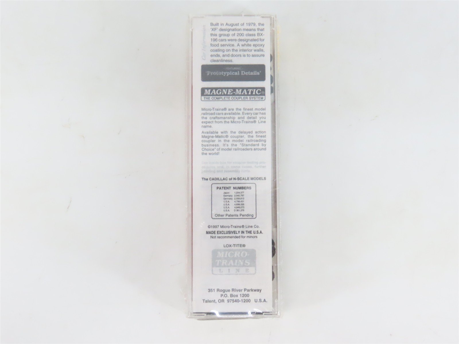 N Scale Micro-Trains MTL 27250 ATSF Santa Fe Shock Control 50' Box Car #152321