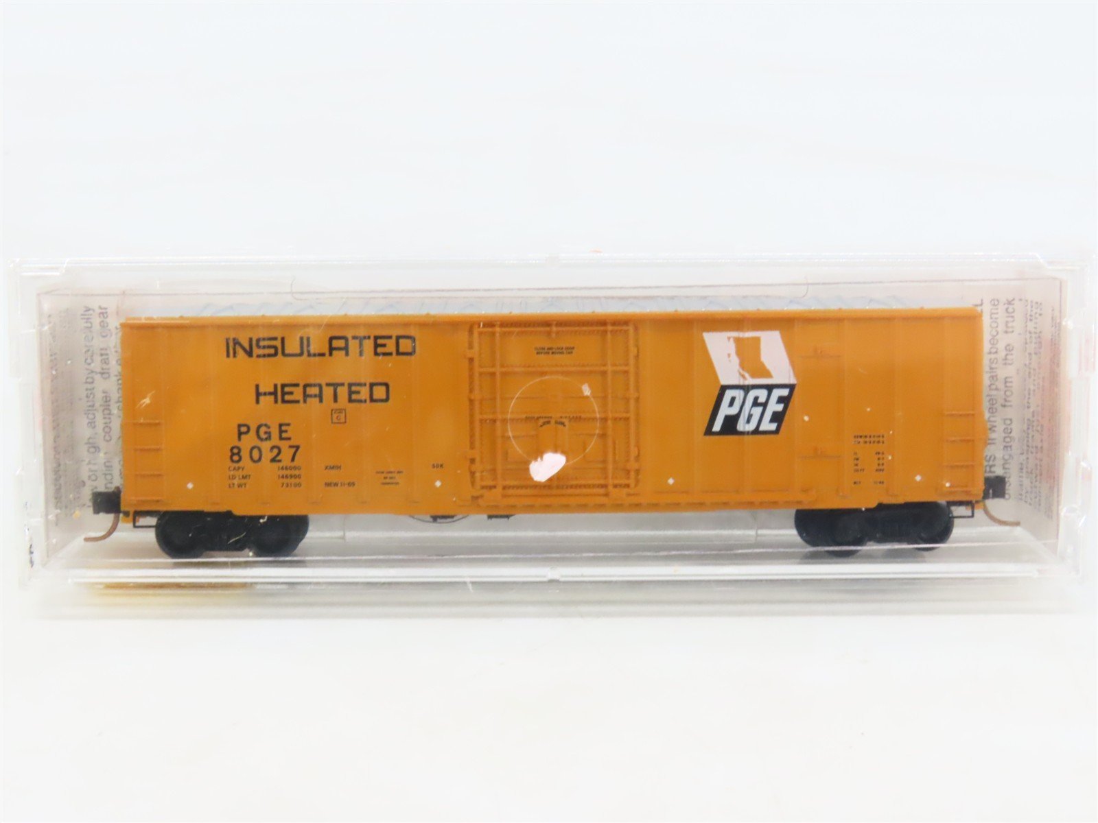 N Scale Micro-Trains MTL 27280 PGE Pacific Great Eastern 50' Box Car #8027