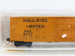 N Scale Micro-Trains MTL 27280 PGE Pacific Great Eastern 50' Box Car #8027