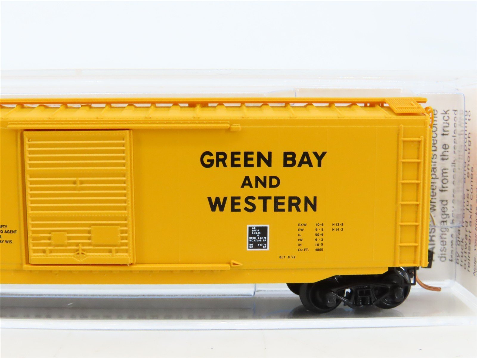 N Scale Micro-Trains MTL 31130 GBW Green Bay Route 50' Single Door Box Car #3020