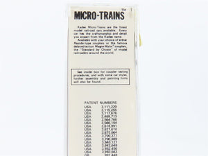 N Scale Kadee Micro-Trains MTL 31120 A&WP The West Point Route 50' Boxcar #51128