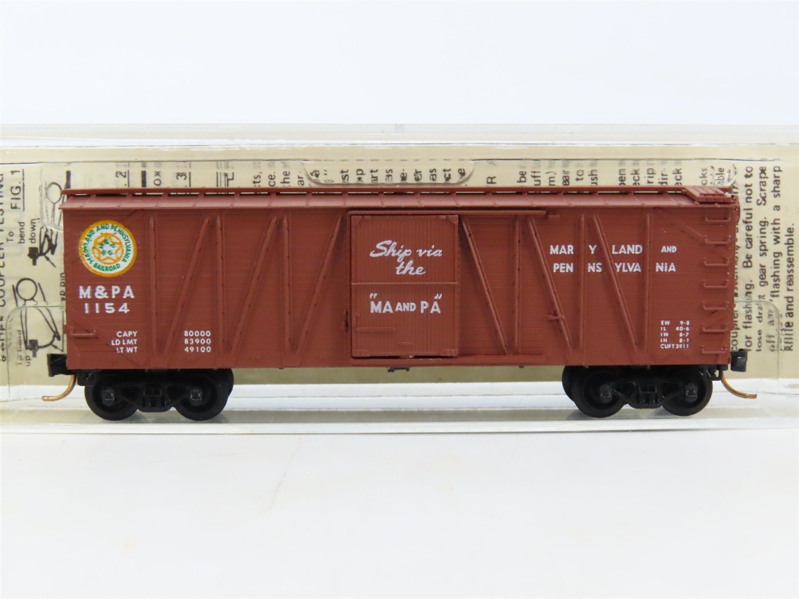 N Scale Kadee Micro-Trains MTL 28020 M&PA 