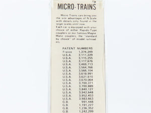 N Scale Kadee Micro-Trains MTL 28010 V&T Virginia & Truckee 40' Box Car #1015
