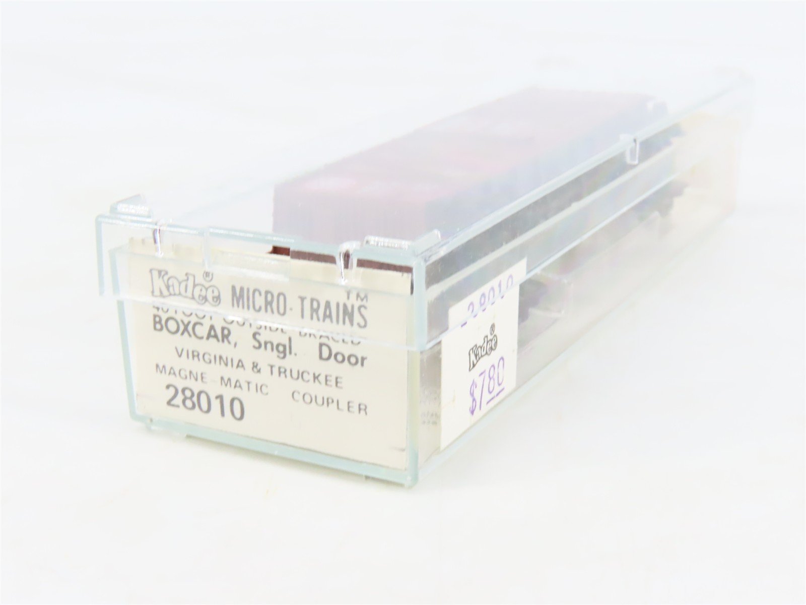N Scale Kadee Micro-Trains MTL 28010 V&T Virginia & Truckee 40' Box Car #1015