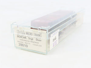 N Scale Kadee Micro-Trains MTL 28010 V&T Virginia & Truckee 40' Box Car #1015