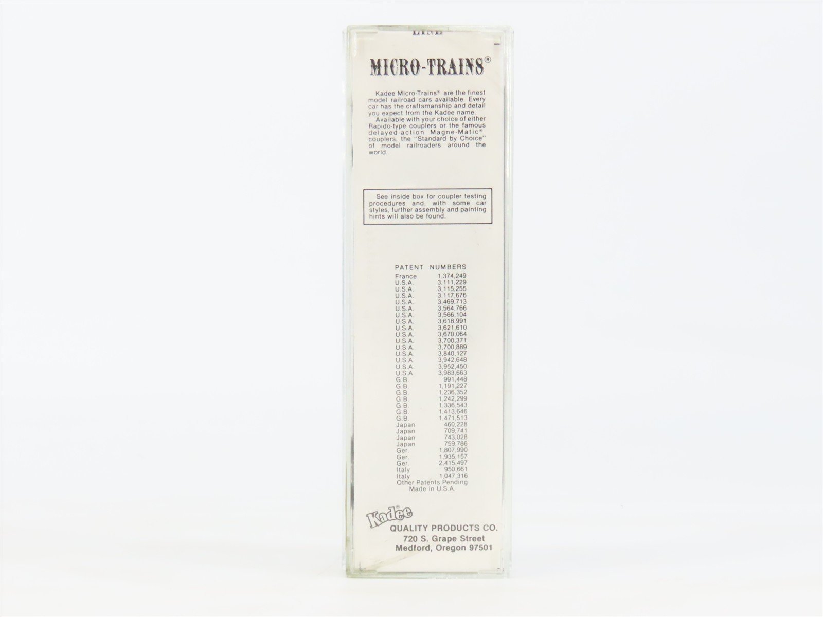 N Kadee Micro-Trains MTL 30090 OPE Oregon Pacific & Eastern 50' Box Car #15199