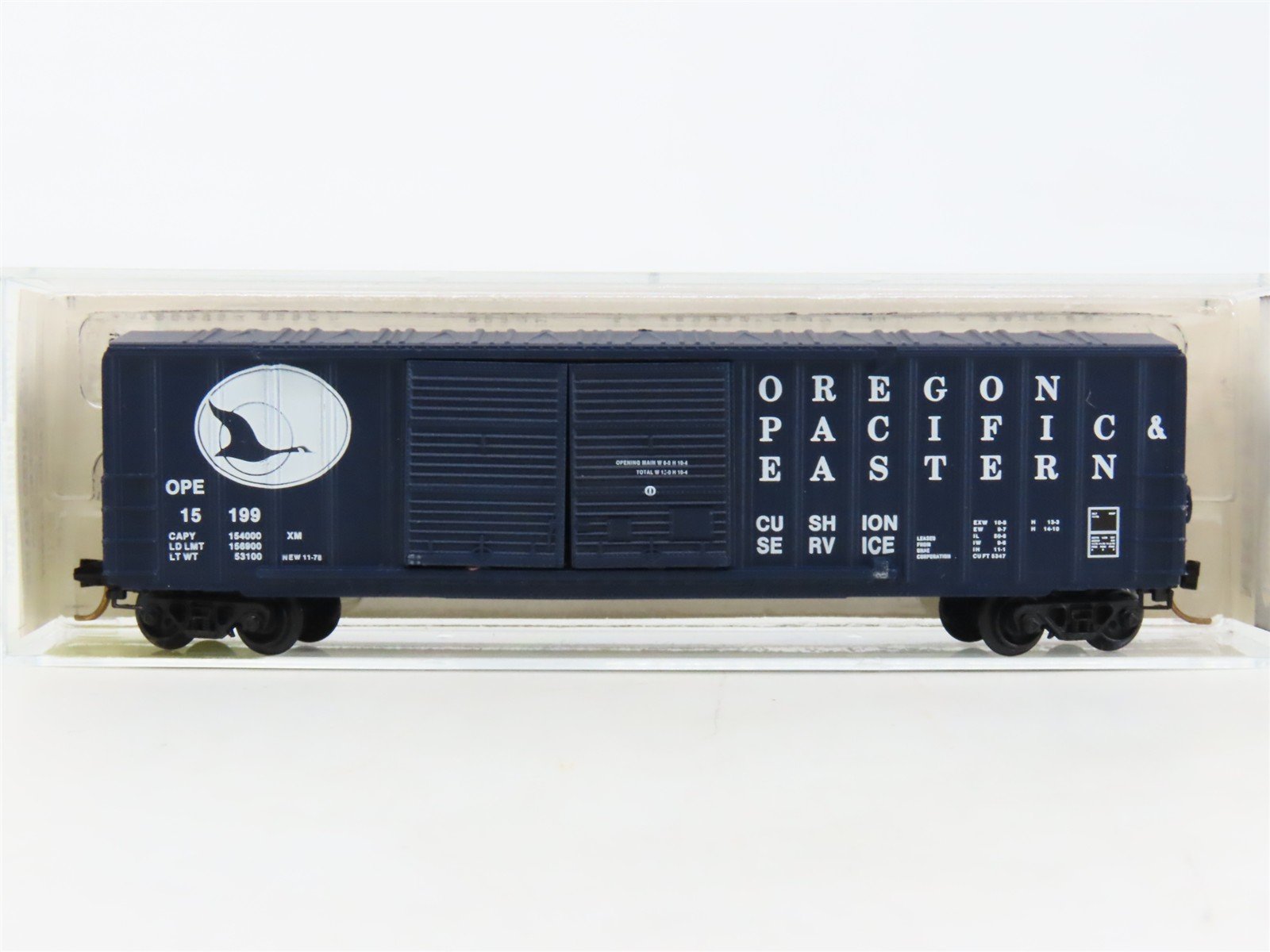 N Kadee Micro-Trains MTL 30090 OPE Oregon Pacific & Eastern 50' Boxcar #15199