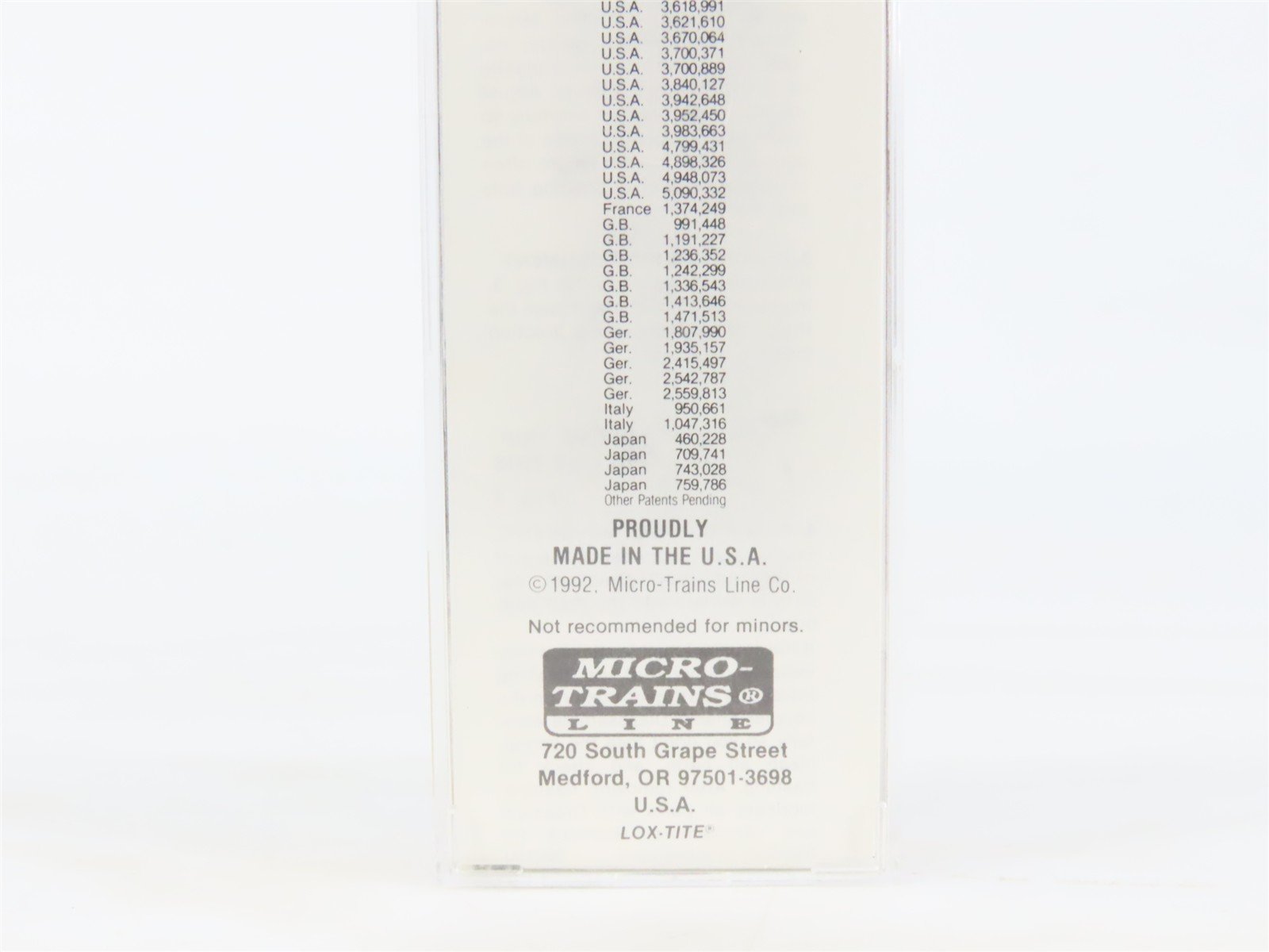 N Scale Micro-Trains MTL 28030 SP Southern Pacific 40' Single Door Boxcar #26360