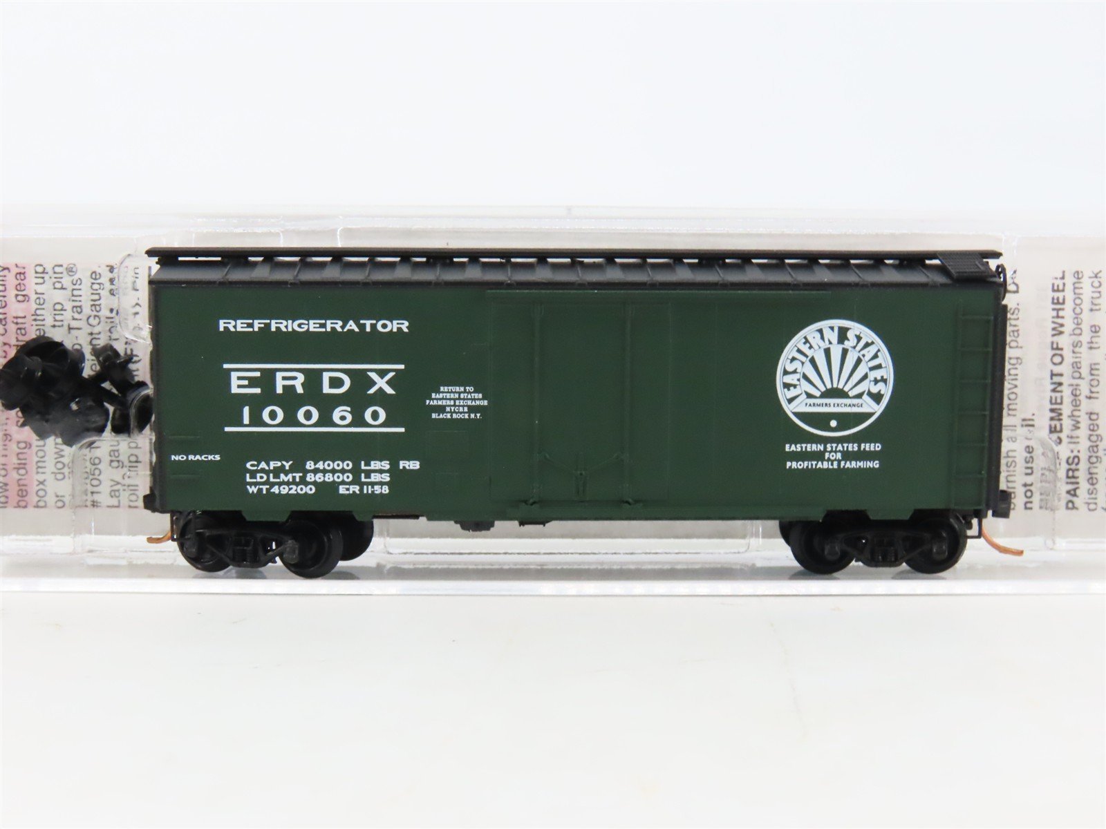 N Micro-Trains MTL 21420 ERDX Eastern States Farmers Exchange 40' Box Car #10060