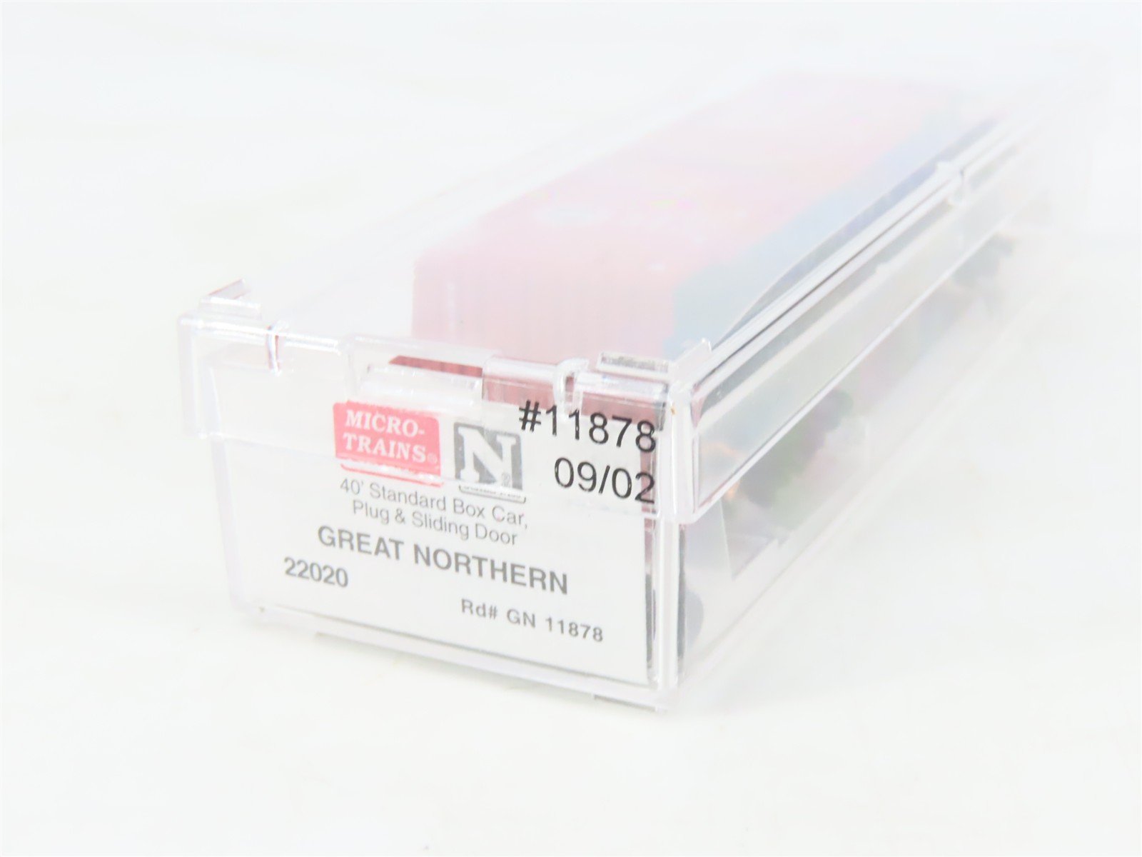 N Micro-Trains MTL 22020 GN Great Northern 40' Pug & Sliding Door Box Car #11878