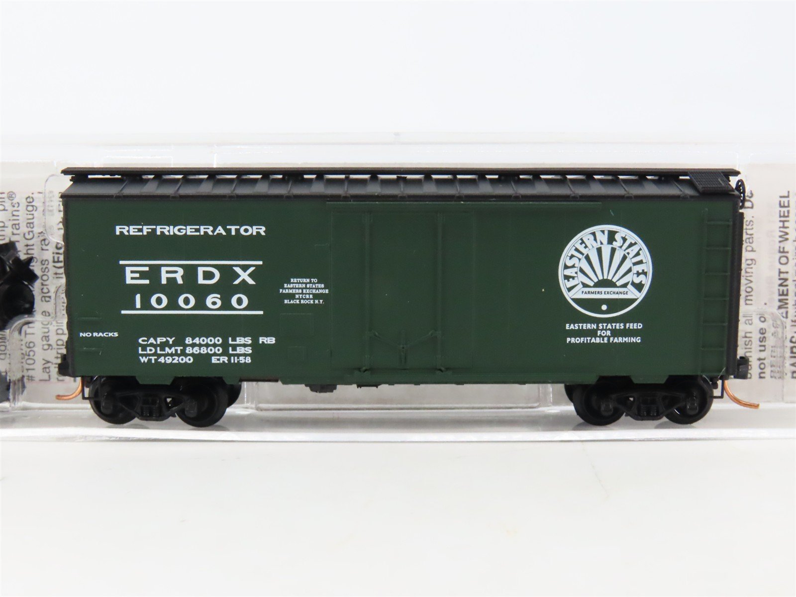 N Micro-Trains MTL 21420 ERDX Eastern States Farmers Exchange 40' Box Car #10060