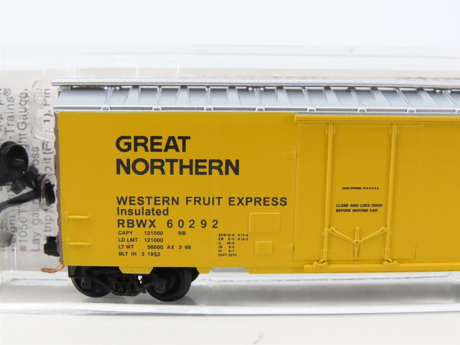 N Scale Micro-Trains MTL 21460 RBWX GN Western Fruit Express 40' Box Car #60292