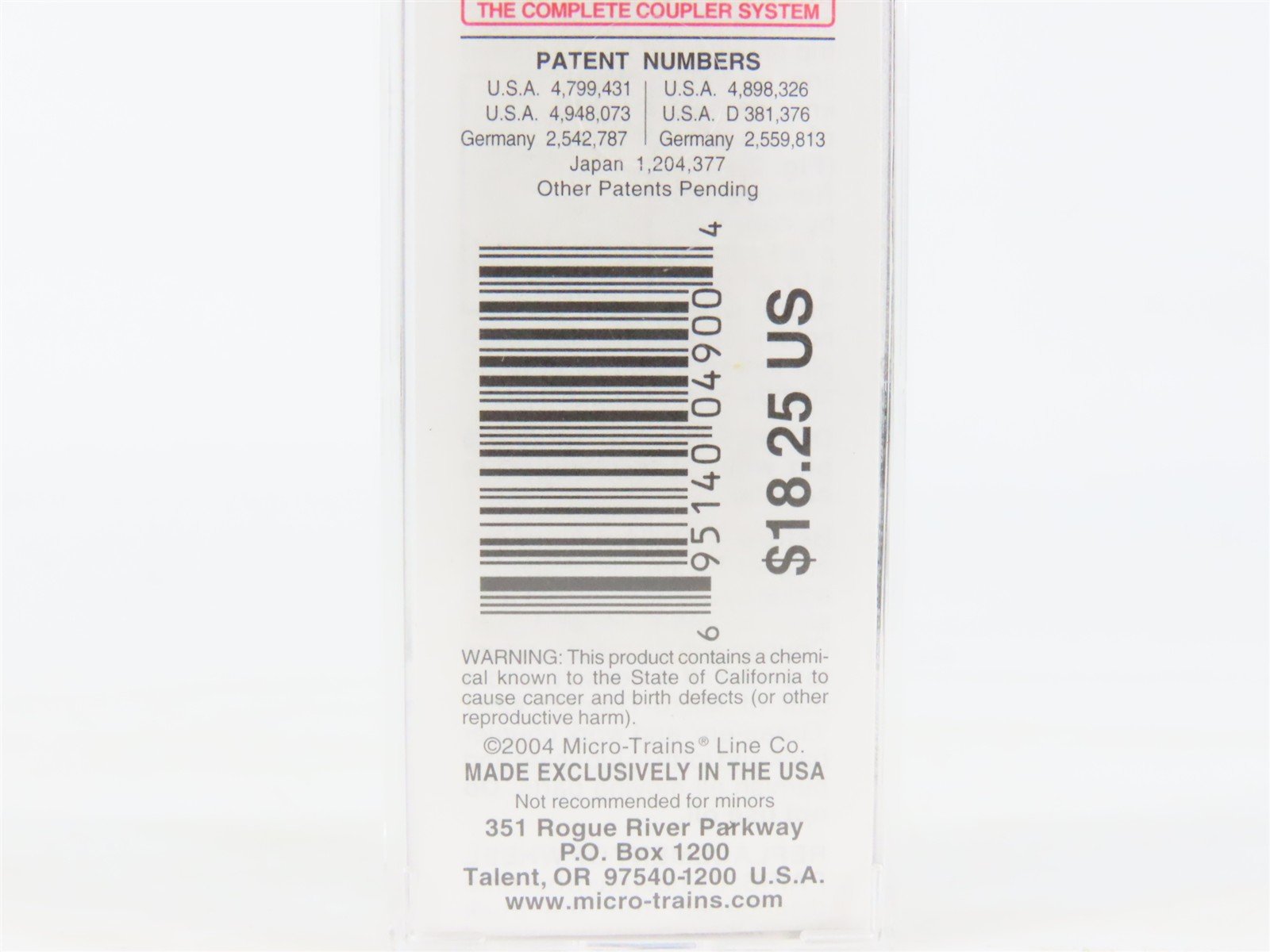 N Scale Micro-Trains MTL 21460 RBWX GN Western Fruit Express 40' Box Car #60292