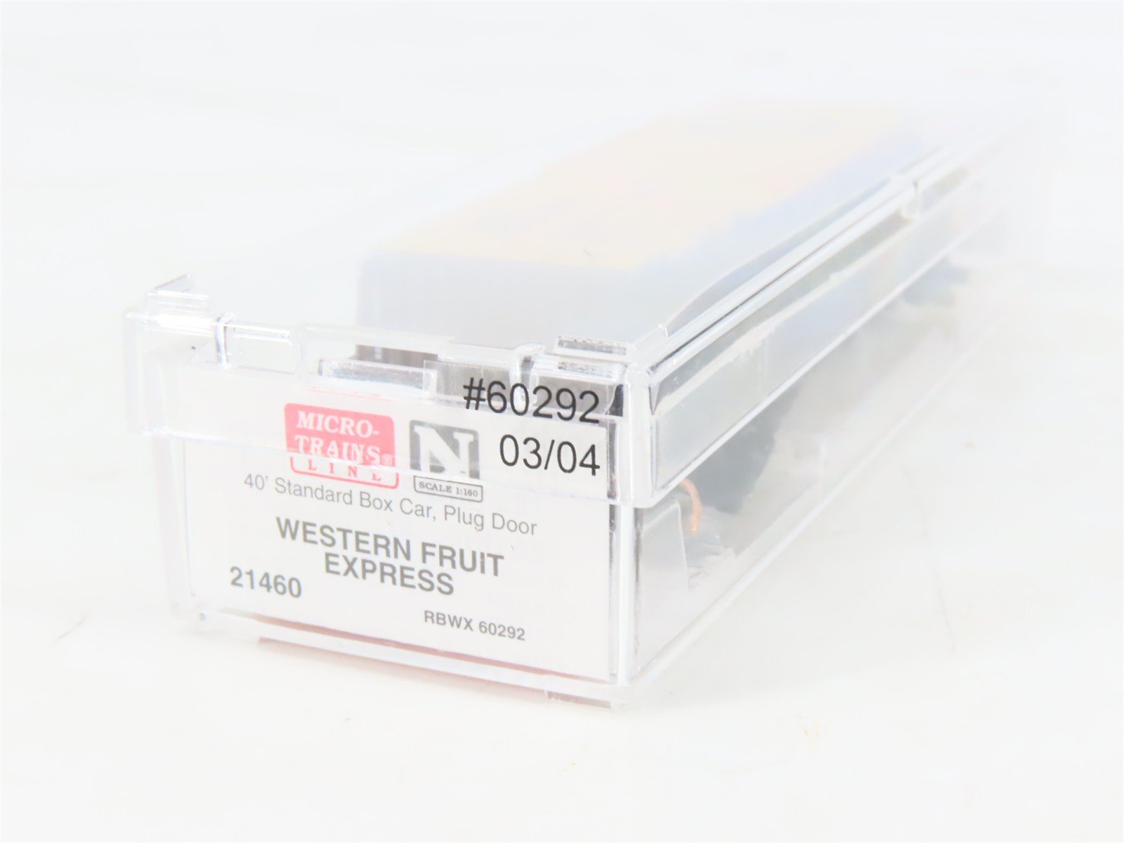 N Scale Micro-Trains MTL 21460 RBWX GN Western Fruit Express 40' Box Car #60292