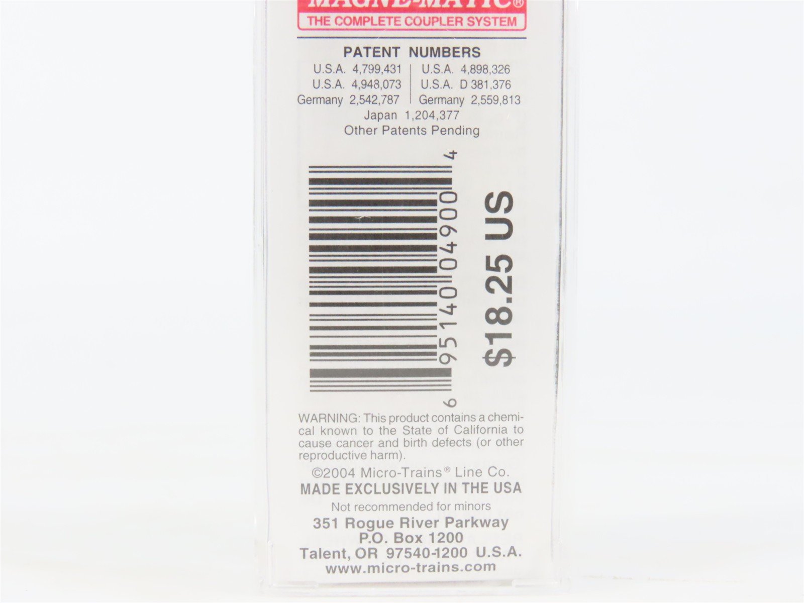 N Scale Micro-Trains MTL 21460 RBWX GN Western Fruit Express 40' Box Car #60292