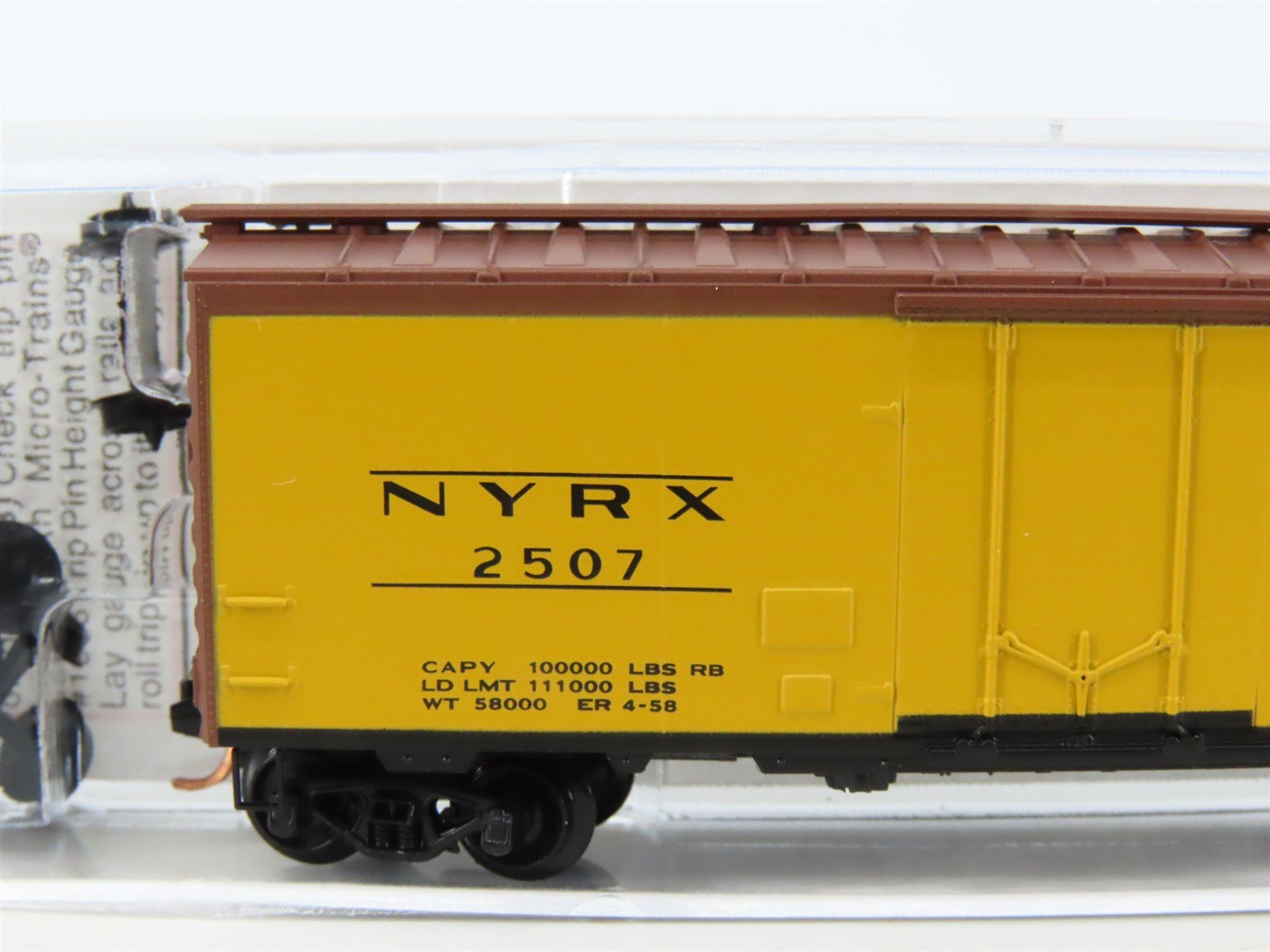 N Scale Micro-Trains MTL 21440 NYRX New York Central Early Bird 40' Boxcar #2507