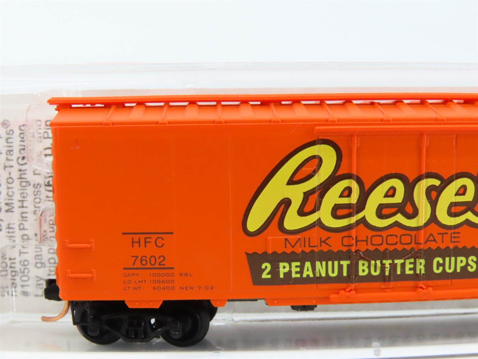 N Micro-Trains MTL 21300 HFC Hershey's Reese's Peanut Butter Cups Box Car #7602