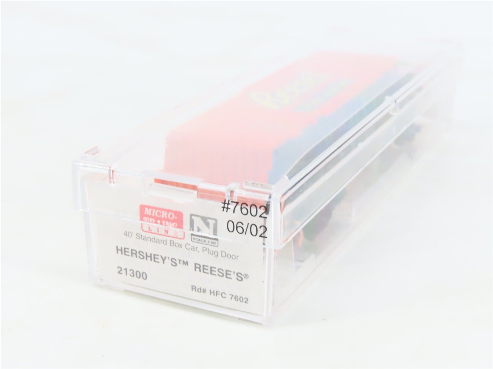 N Micro-Trains MTL 21300 HFC Hershey's Reese's Peanut Butter Cups Box Car #7602