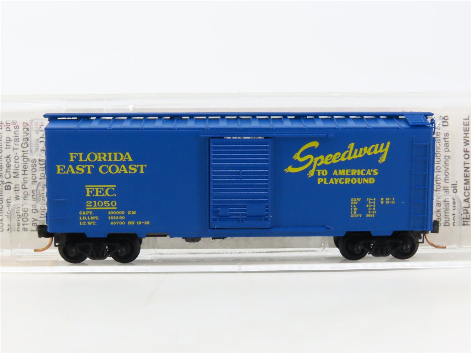 N Micro-Trains MTL 20096 FEC Florida East Coast 