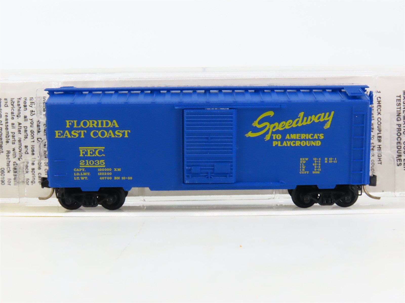 N Micro-Trains MTL 20096 FEC Florida East Coast 