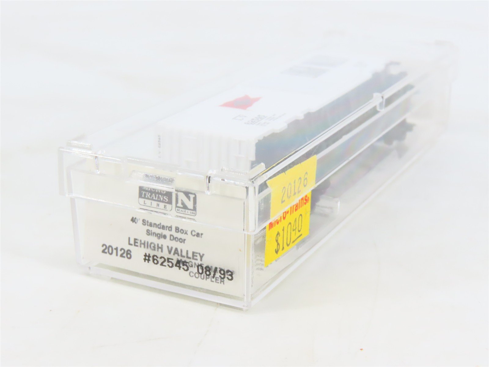 N Scale Micro-Trains MTL 20126 LV Lehigh Valley 40' Single Door Box Car #62545