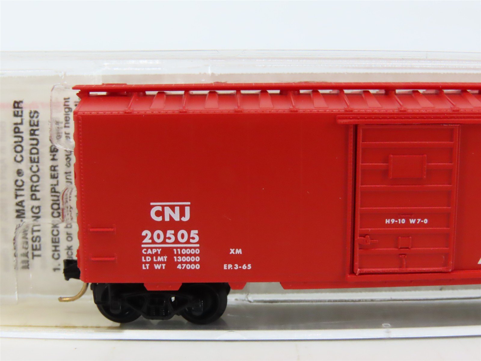 N Scale Micro-Trains MTL 20196 CNJ Jersey Central 40' Single Door Box Car #20505