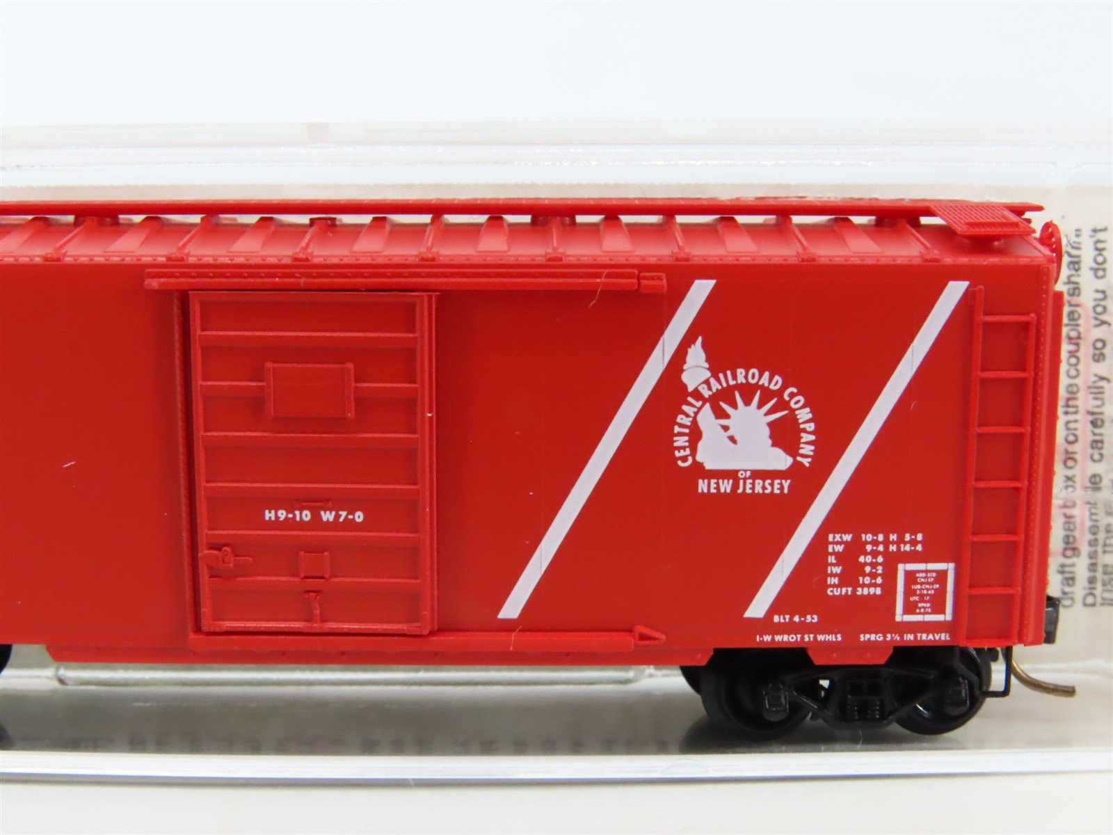 N Scale Micro-Trains MTL 20196 CNJ Jersey Central 40' Single Door Box Car #20505
