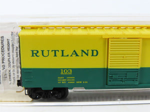 N Scale Micro-Trains MTL 20146 RUT Rutland Green Mt. Gateway 40' Box Car #103