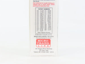 N Scale Micro-Trains MTL 20146 RUT Rutland Green Mt. Gateway 40' Box Car #103