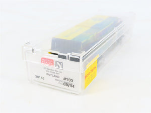 N Scale Micro-Trains MTL 20146 RUT Rutland Green Mt. Gateway 40' Box Car #103
