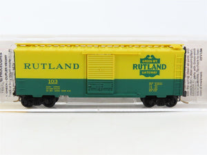 N Scale Micro-Trains MTL 20146 RUT Rutland Green Mt. Gateway 40' Box Car #103